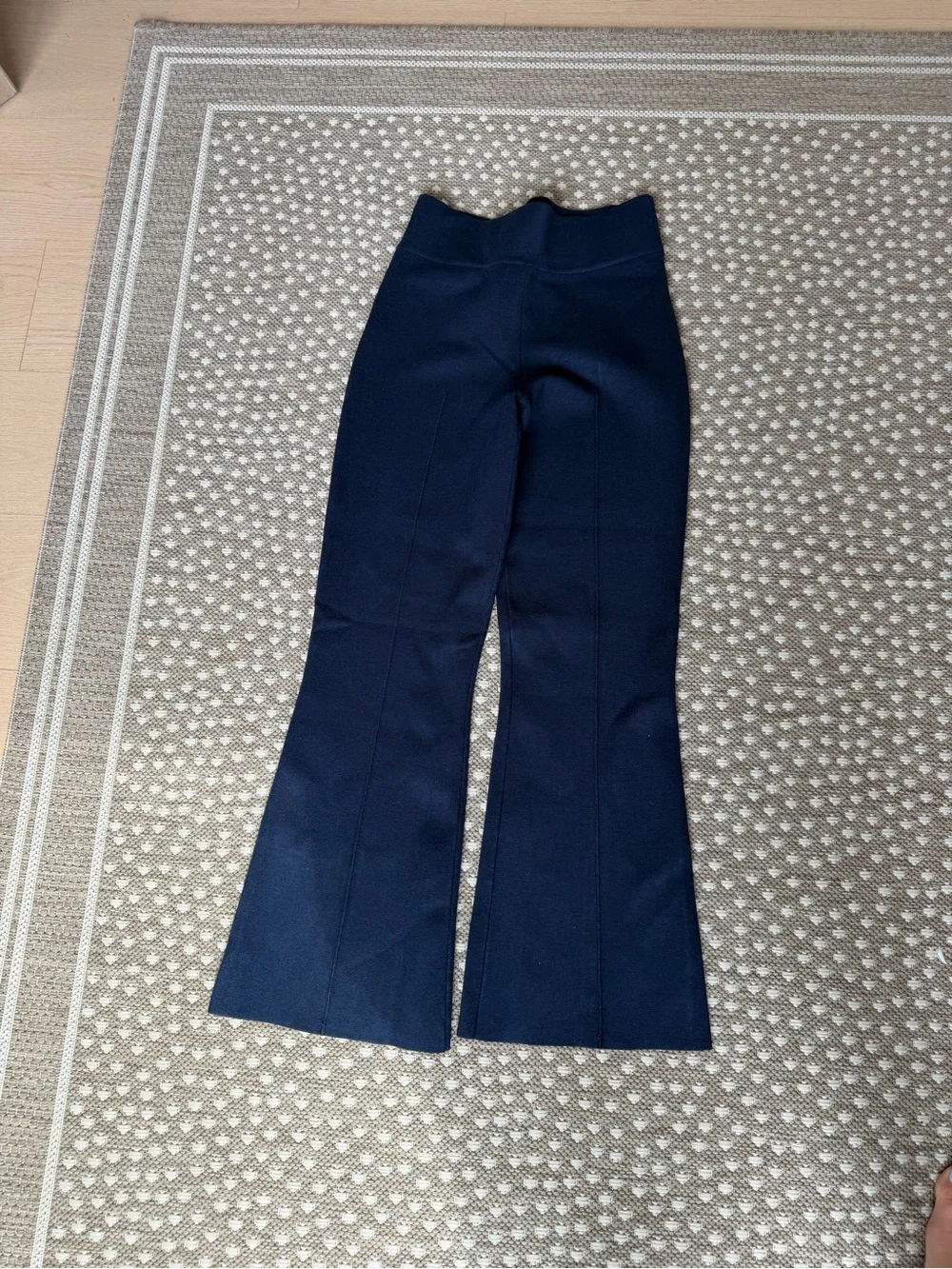 J. Crew Navy Delaney kick out crop sweater pants M Tall